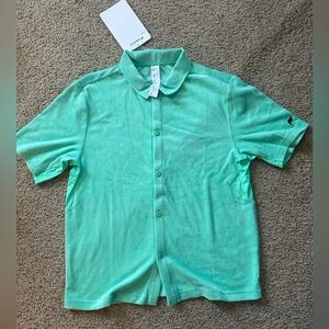 Brand new mens Fabletics polo green size medium